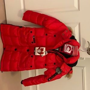 Girls Canada Weathergear down coat